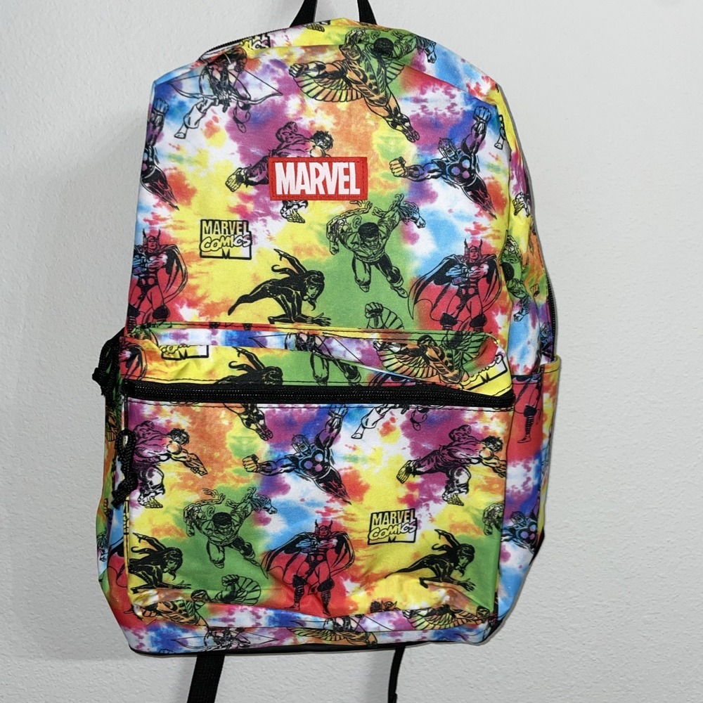 Classic Marvel Comics All Over Superhero Backpack - Picture 3 of 7